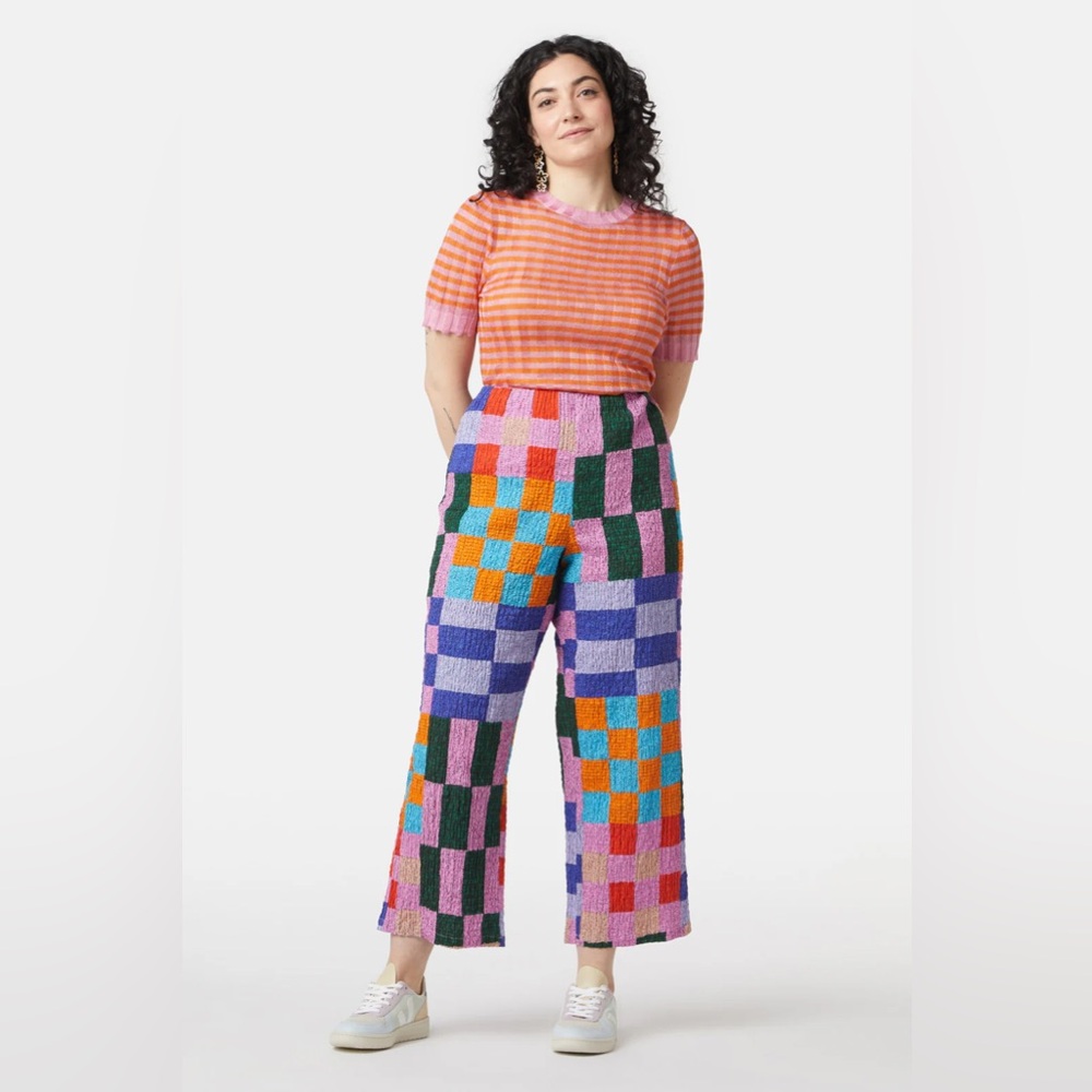 NWT Gorman Colorful Check Pant